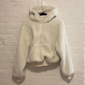 ALO Yoga Sherpa Half Zip w/ Hood